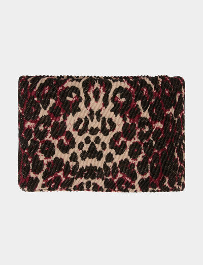Pa&ntilde;uelo plisado multicolor mujer
