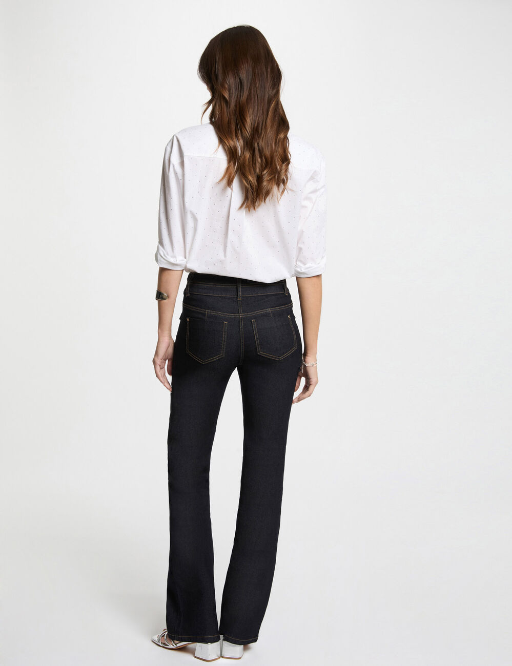 Vaquero boot-cut azul mujer