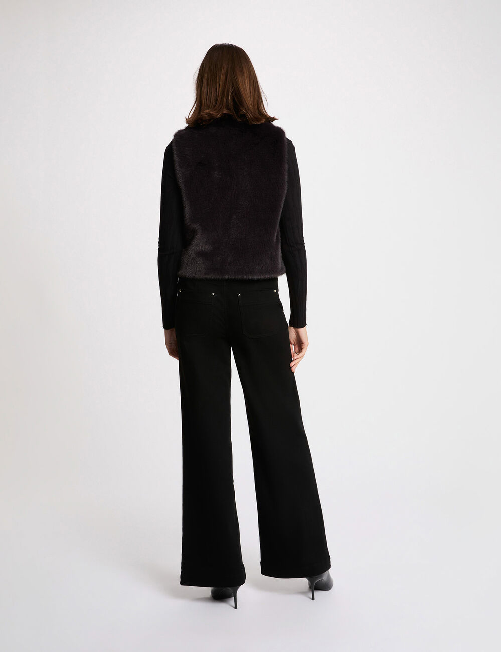 Chaleco negro mujer
