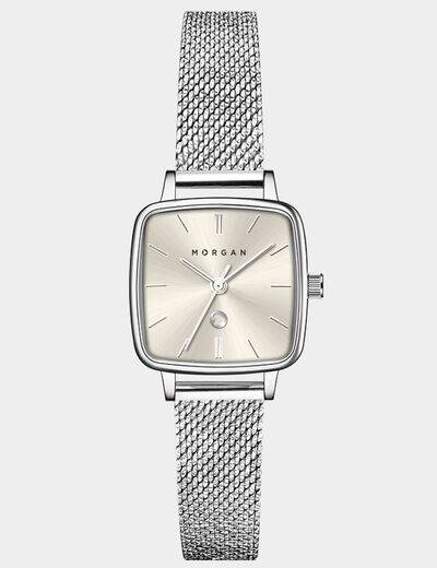 Reloj couleur argent mujer