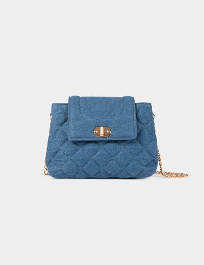 Bolso cartera de mano vaquero denim stone mujer