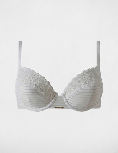 Sujetador corbeille blanco mujer