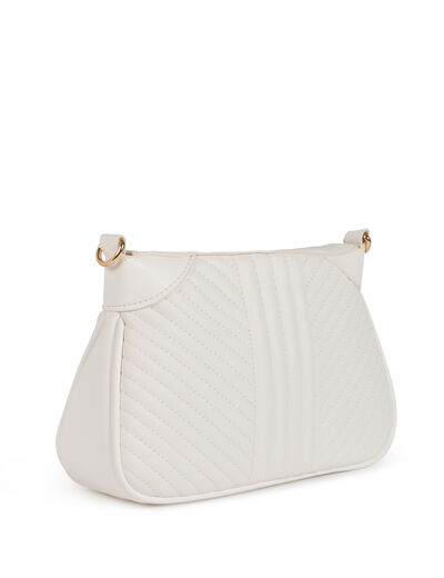 Bolso acolchado blanco mujer
