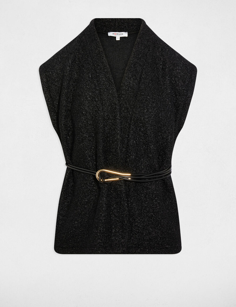 Chaleco negro mujer