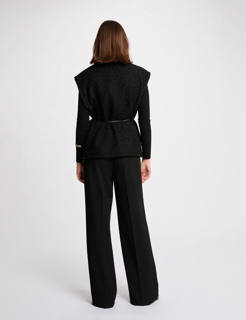 Chaleco negro mujer