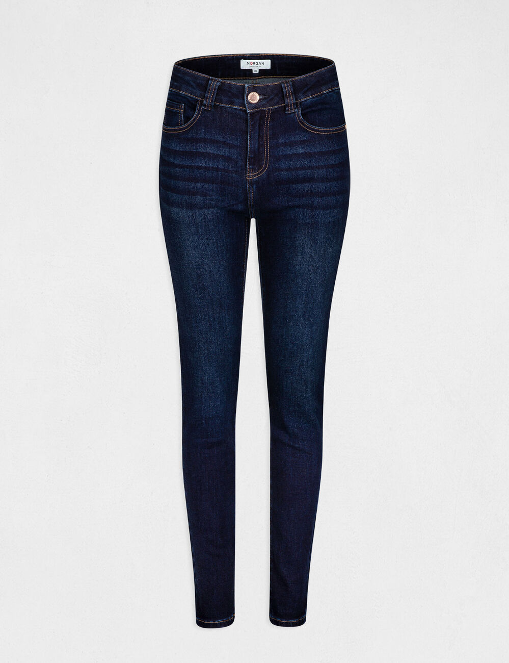 Vaquero slim talle alto vaquero stone mujer