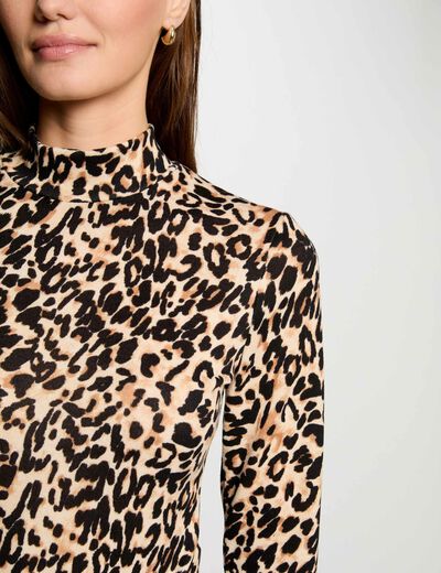 Camiseta manga larga multico mujer