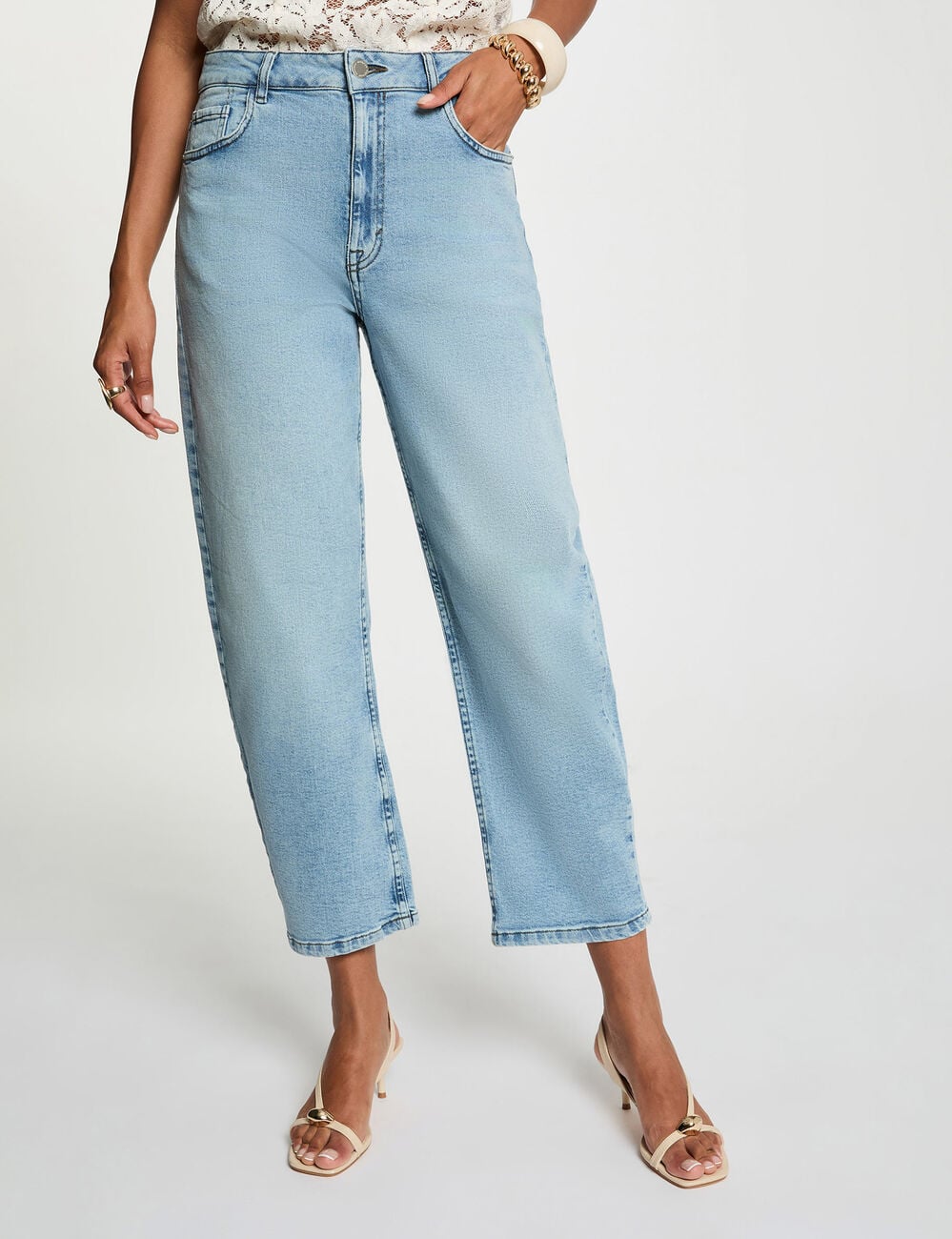 denim doble stone mujer