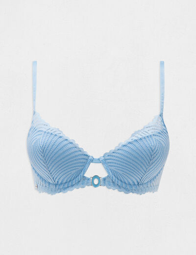 Sujetador preformado azul mujer