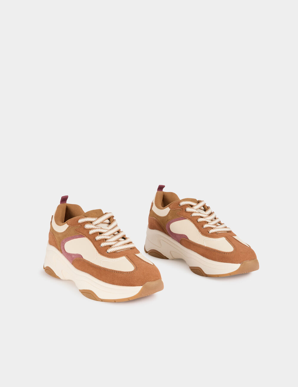 Zapatillas de ante multicolor mujer