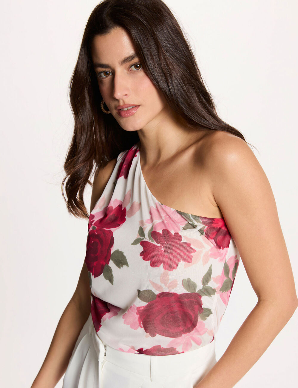 Camiseta sin mangas multicolor mujer