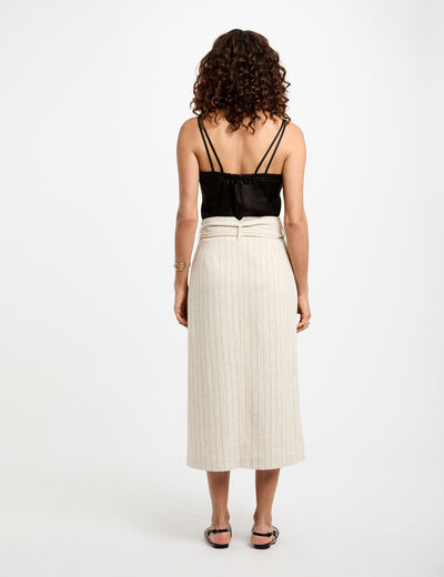 Top tirantes finos negro mujer