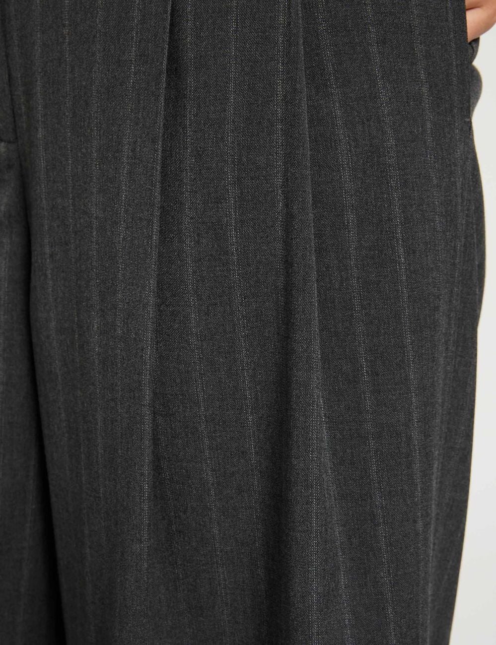 Pantal&oacute;n ancho de tiro alto mujer