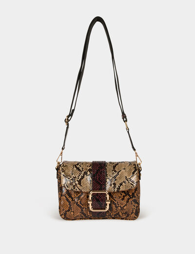 Bolso efecto de pitón multico mujer