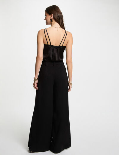 Top tirantes finos negro mujer