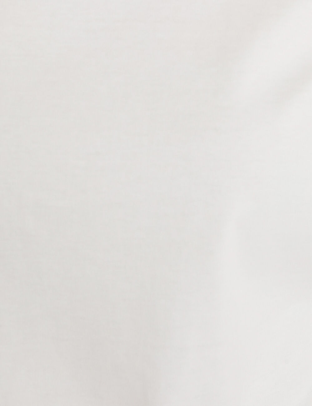 Camiseta de manga corta blanco mujer