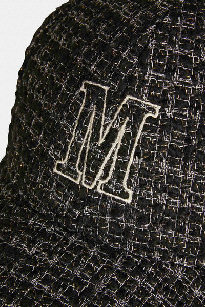 Gorra « M » negro mujer