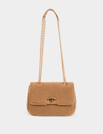 Bolso bandolera suave c&aacute;mel mujer