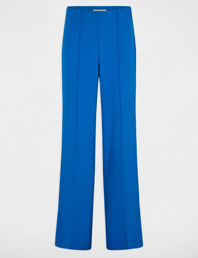 Pantalón pernera ancha holgada azul eléctrico mujer
