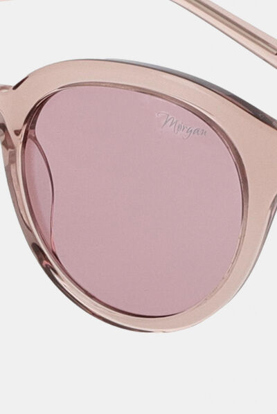 Gafas de sol redondas rosa mujer
