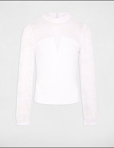 camiseta manga larga blanco mujer Camiseta manga larga blanco mujer