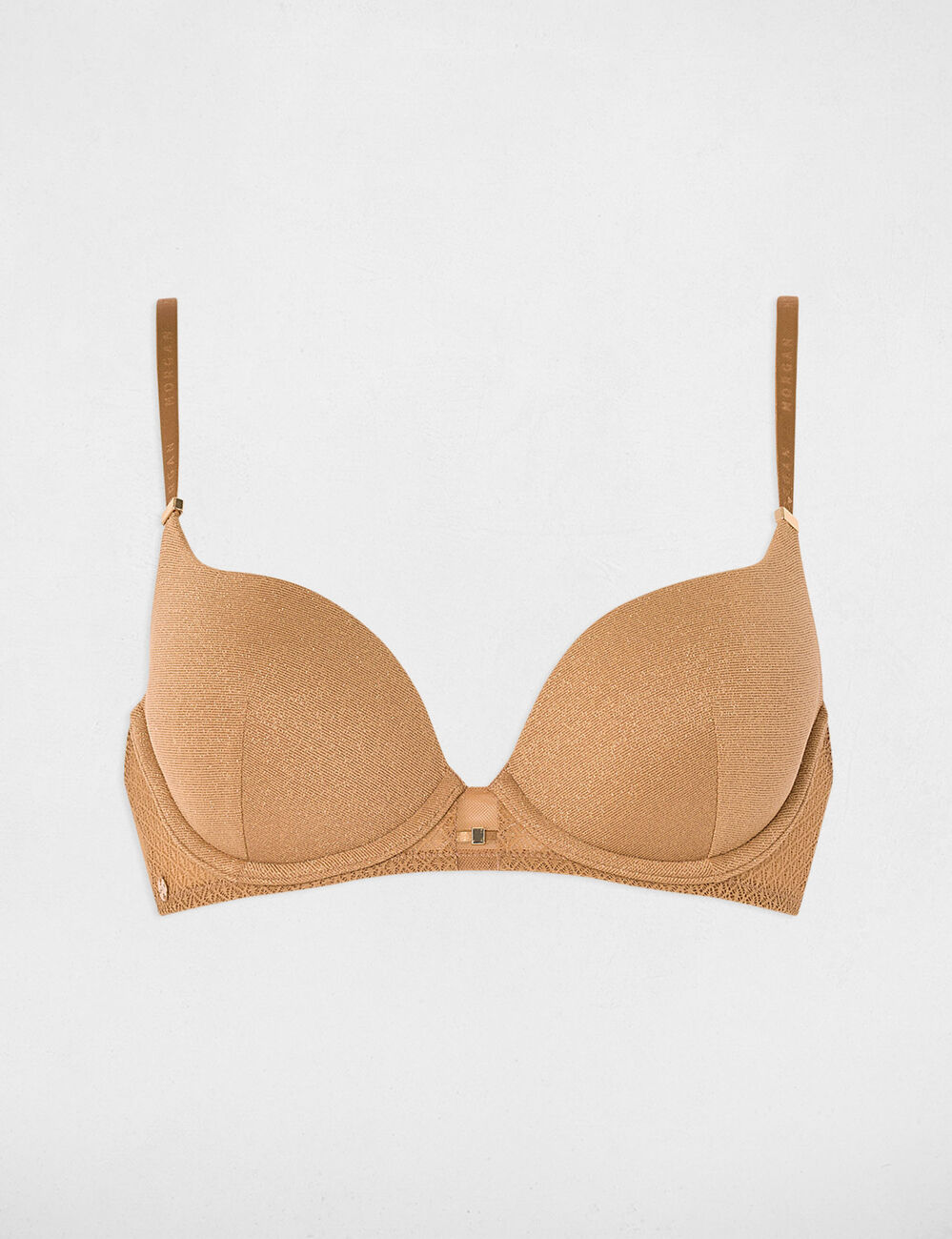 Sujetador con copas amarillo oro mujer