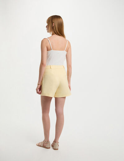 Top con tirantes finos blanco mujer