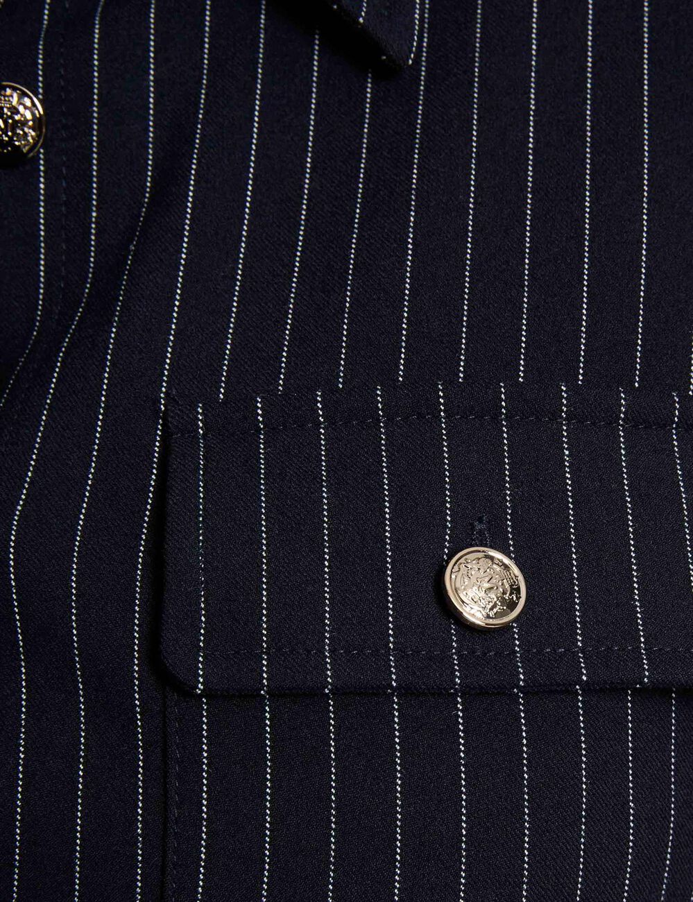 Vestido corto ajustado azul marino mujer