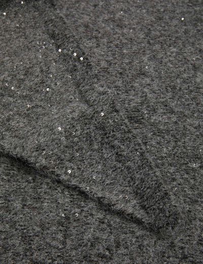 Pa&ntilde;uelo triangular gris moyen mujer
