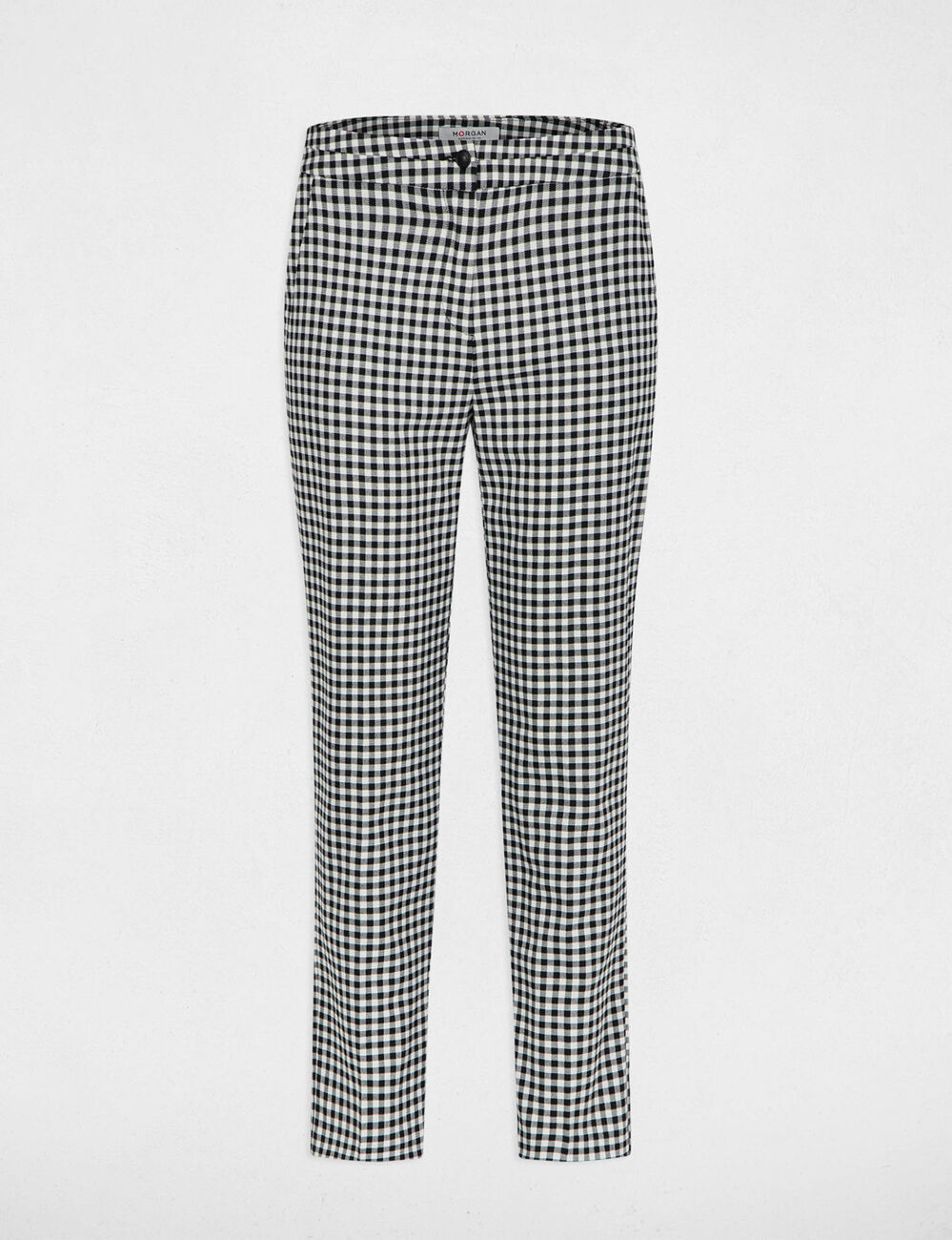 Pantal&oacute;n slim 7/8 negro mujer