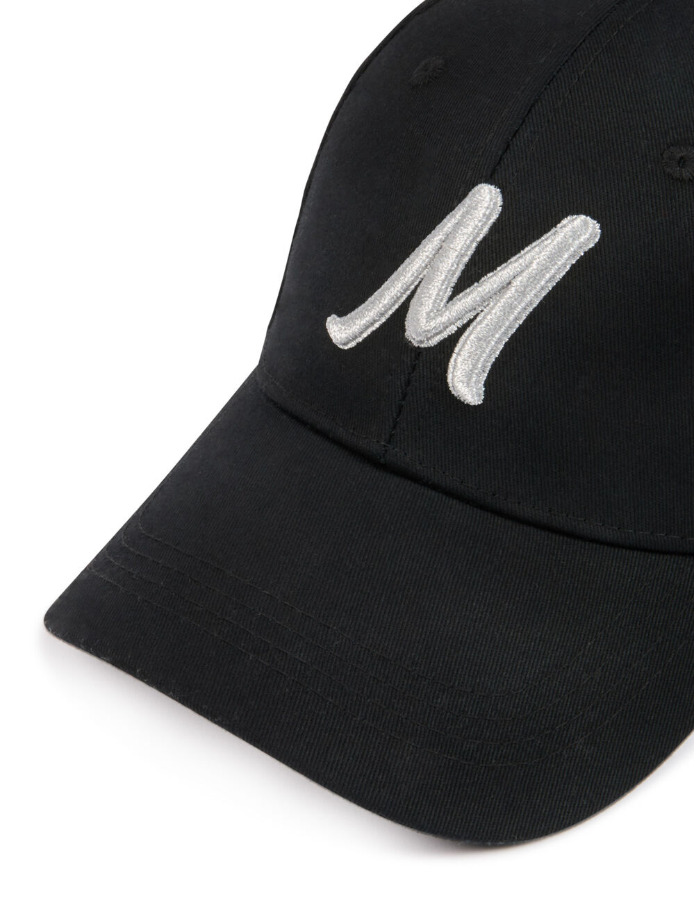 Gorra bordada M negro mujer