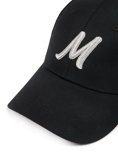 Gorra bordada M negro mujer
