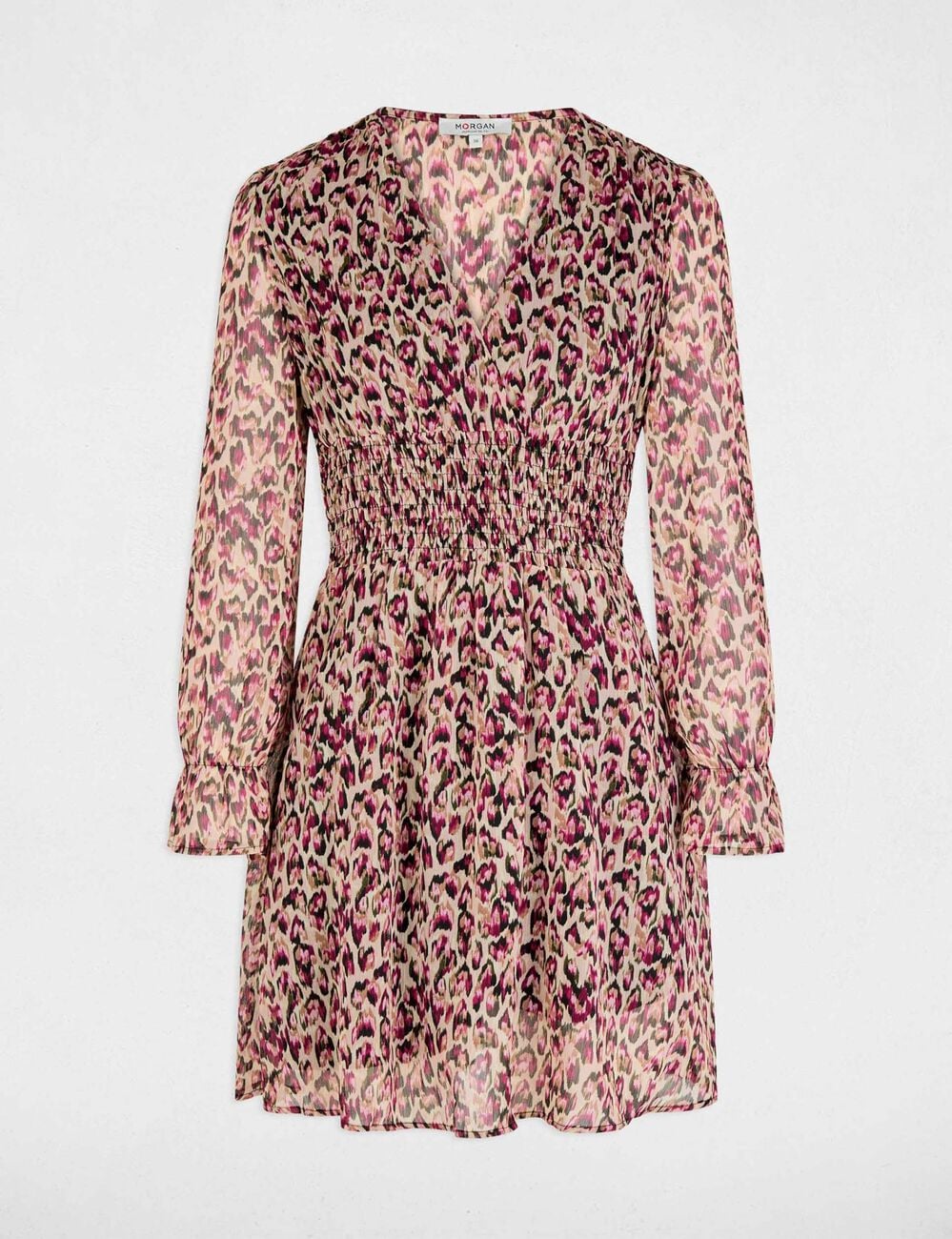 Vestido corto ajustado multicolor mujer