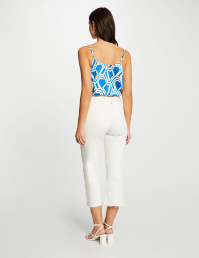 Blusa estampado geométrico multico mujer
