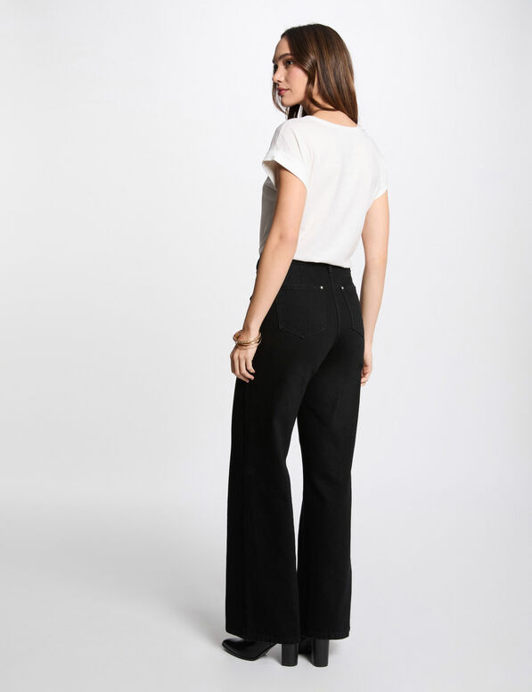 Camiseta con mensaje blanco mujer