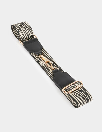 Bandolera extraíble estampada multico mujer