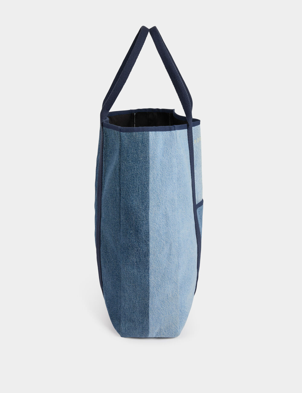 Bolso tote upcycling denim stone mujer