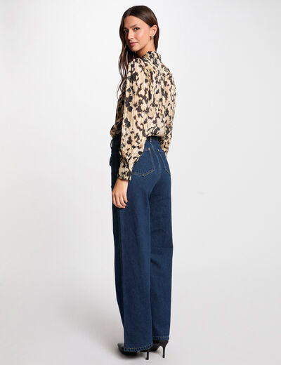 Blusa manga larga multico mujer