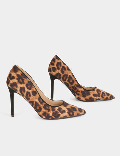 Zapatos tacones de aguja multicolor mujer