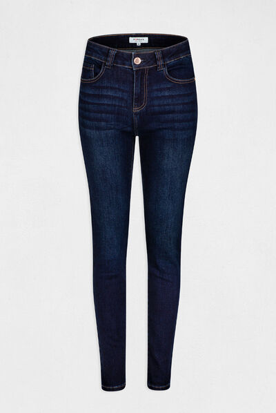 Vaquero slim talle alto vaquero stone mujer