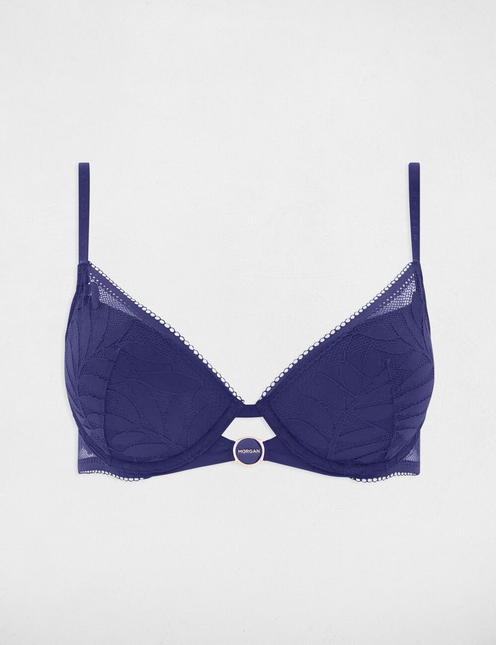 Sujetador preformado azul marino mujer