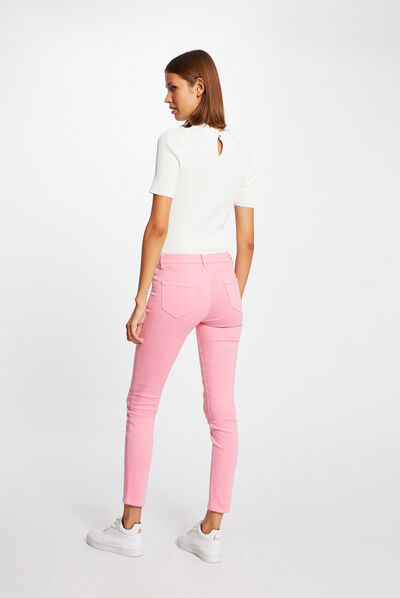Vaquero skinny talle bajo  mujer