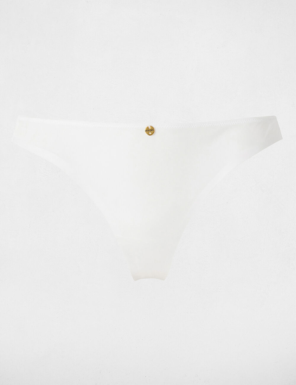 Braguita de encaje de tiro bajo blanco mujer