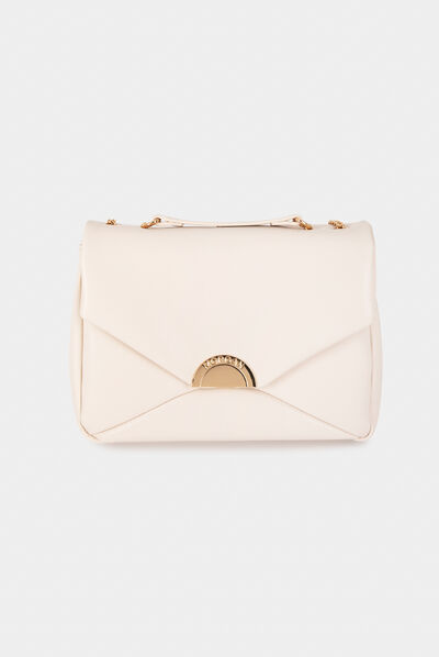 Bolso diseño de sobre beis mujer