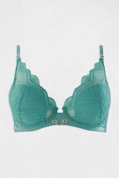 Sujetador de copas azul mujer