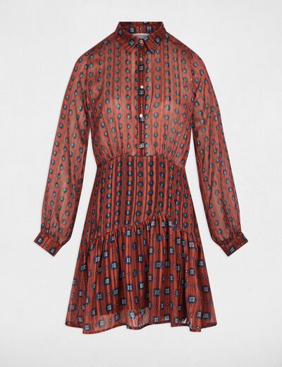 Vestido corto evas&eacute; multicolor mujer
