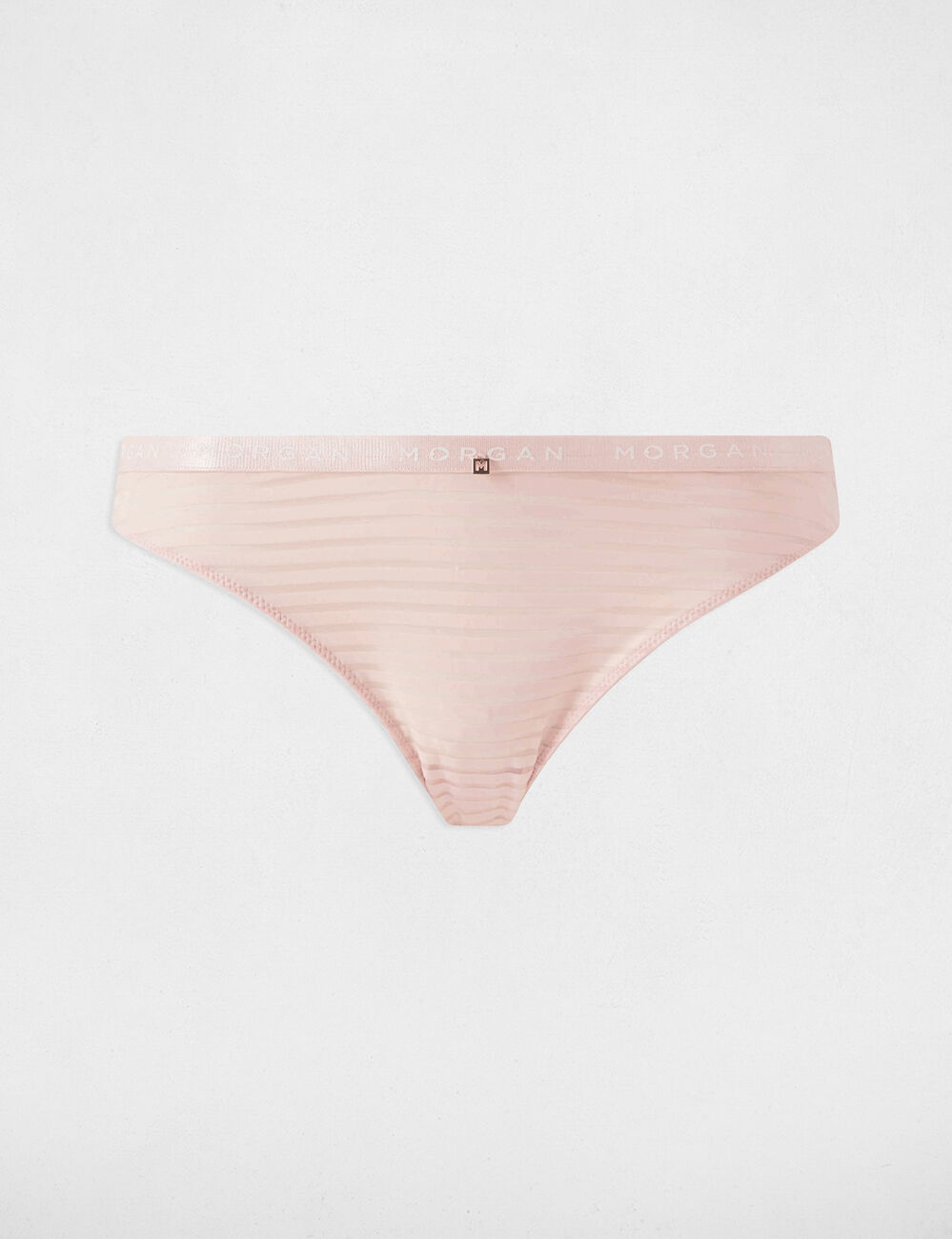 Slip de encaje rose pale mujer