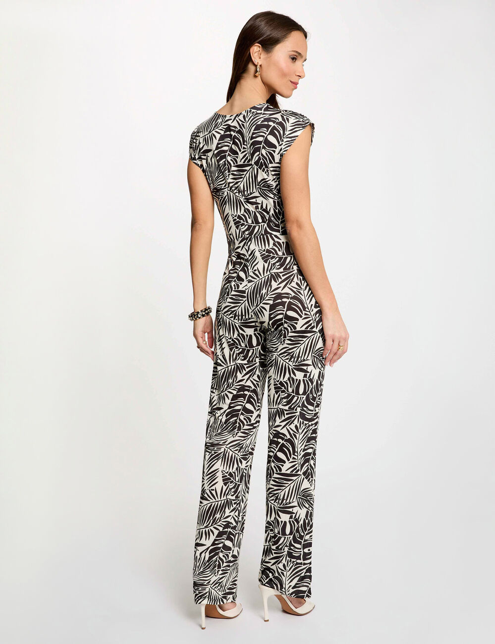 Mono ajustado con escote multicolor mujer