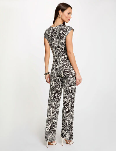 Mono ajustado con escote multicolor mujer
