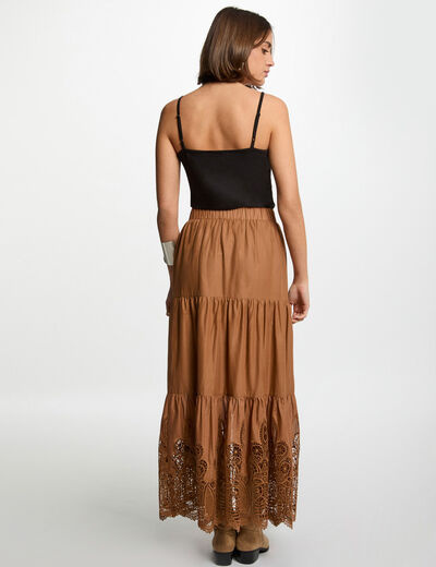Top con tirantes finos negro mujer